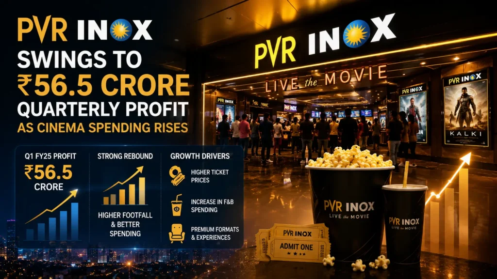 PVR INOX Swings to ₹56.5 Crore Quarterly Profit as Cinema Spending Rises