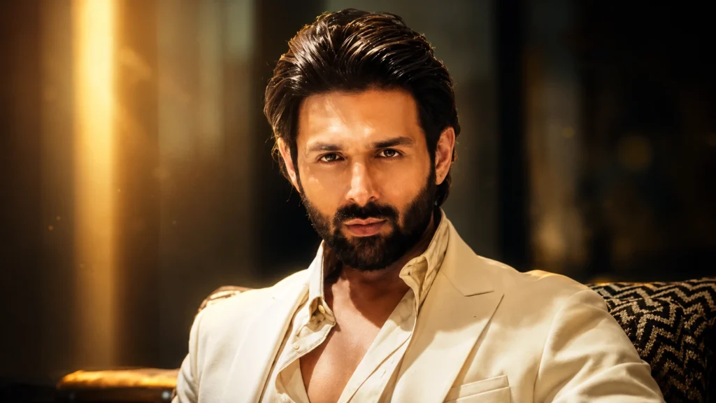 Kartik Aaryan alongside a Naagzilla-inspired serpent character visual after filming wraps