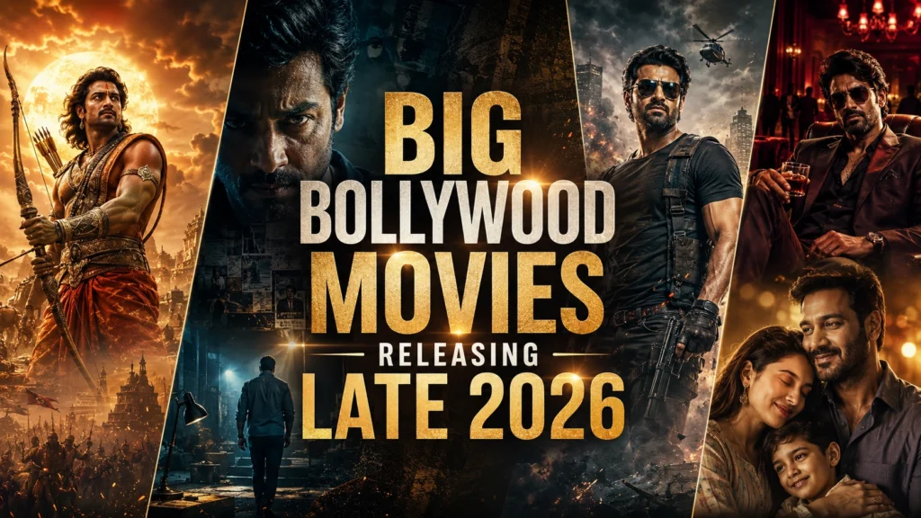 Big Bollywood Movies Releasing Late 2026